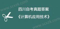 四川自考2018年4月02316计算机应用技术试题答案